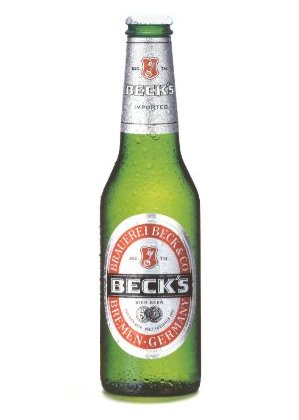 becks beer can. Becks in